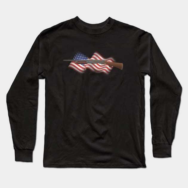 Pump-Action Shotgun Long Sleeve T-Shirt by NorseTech